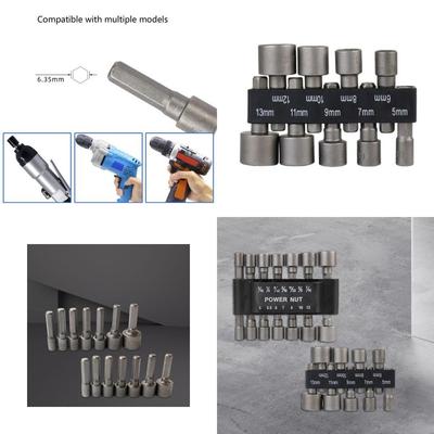 H7EE Precise Engineered Hexagonal Handle Socket Extension Rod Pneumatic Screwdriver Suitable for Tool Repairs DIYer Projects