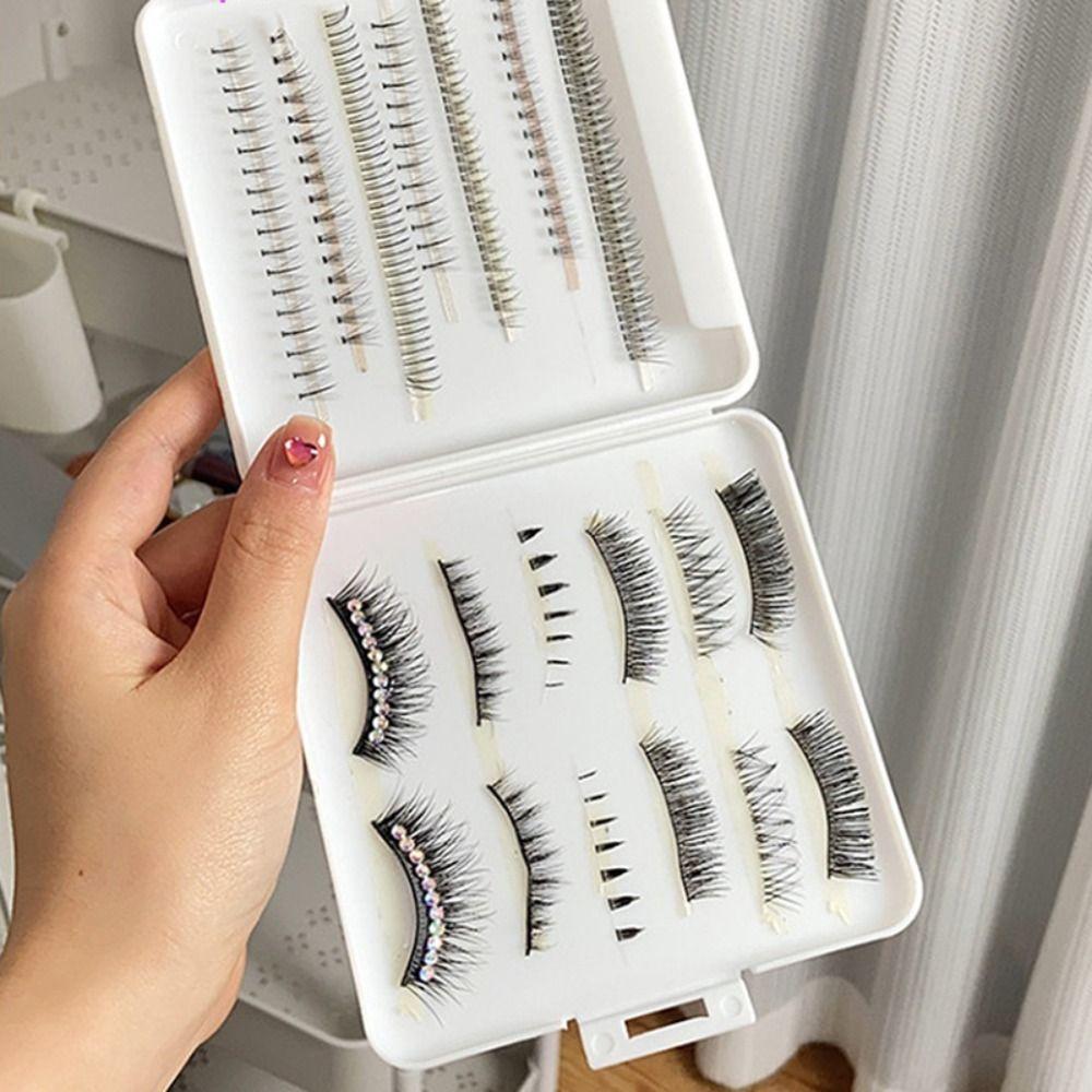 

Пустой держатель для ресниц для путешествий, пластиковый контейнер, органайзер, портативные принадлежности для макияжа и ресниц