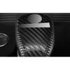 Carbon Fiber Leather Console Gear Shift Knob Cover For INFINITI QX50 2019-2022