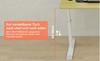 Adjustable Study Desk for Kids & Adults – Height-Adjustable, Multi-Purpose Home/Office Desk, Compact Design
