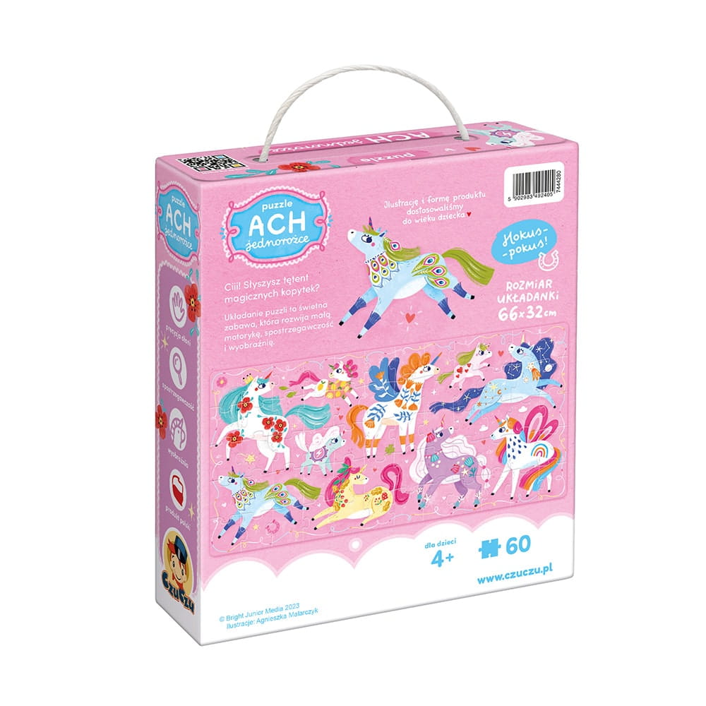 Czuczu Puzzle Ach Jednorożce 4+