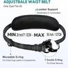 Outdoor Sports Pet Leash and Waist Pack with Lumbar Support, One-to-Two Pet Rope