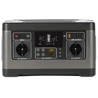 Přenosná elektrárna Flashfish P63, 520Wh/140400mAh lithiový bateriový solární generátor, 500W AC výstup, 5xDC výstupy, 4xUSB výstupy - EU Plug