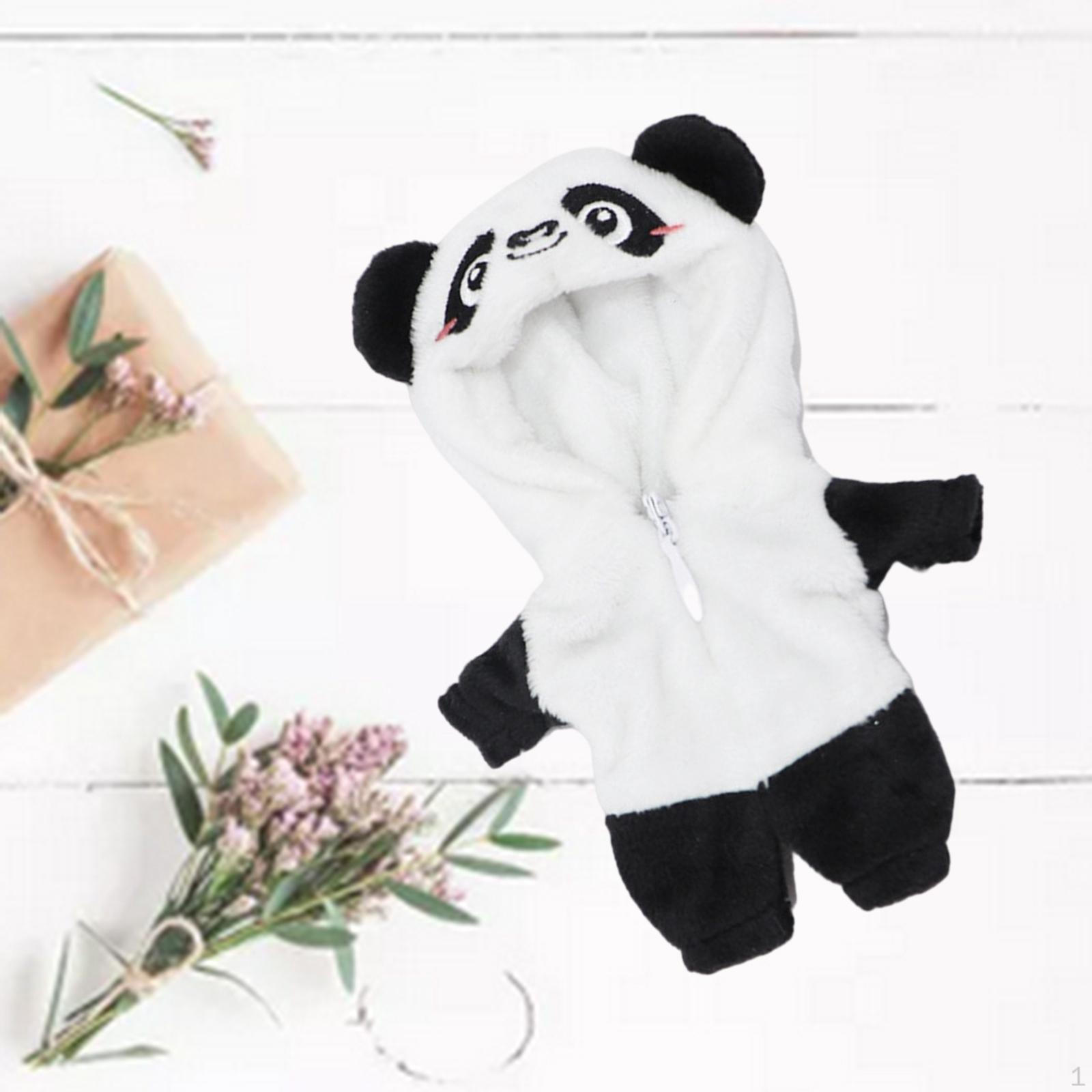 

Одежда для плюшевых кукол, комбинезон с пандой, вечерние аксессуары для Ob11