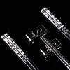304 Stainless Steel Chopsticks & Rests Gift Set with Laser Black and White Logo