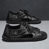 Summer Mens Sandals High Quality Cowhide Leather Sandals Casual Sports Sandal Roman Style Open Toe Beach Sandals for Men