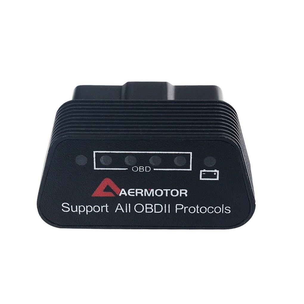Car Diagnostic Scanner Bluetooth 4.0Aermotor ELM 327 1.5 OBD2 Support For IOS Android