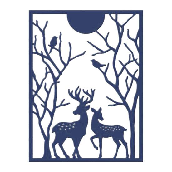 Elk Deer Metal Cutting Dies DIY Scrapbooking Emboss Paper Cards Punch Stencil