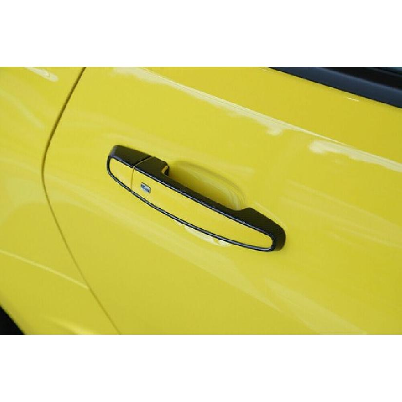 Exterior Door Handle Bowl Cover Trim for 2017+ Chevrolet Camaro Carbon Fiber H