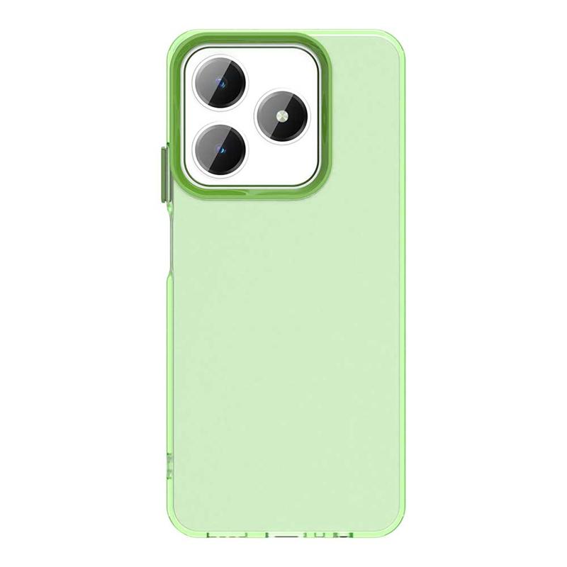Anti-Drop Candy Color Phone Case For Realme C61 Matte Transparent Full Back Case For Realme C61 C63 Cover For Realme C61 Case
