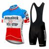 Team Version Short-sleeved Cycling Suit, Cycling Suit, Breathable and Quick-drying.