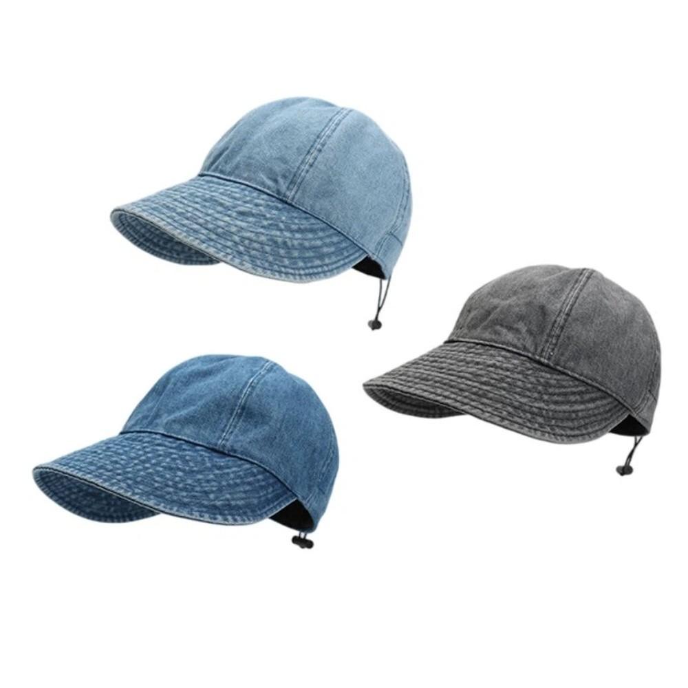 Retro Women Baseball Cap Windproof Sun Cap INS Big Brim Sun Hat  Summer Spring Autumn