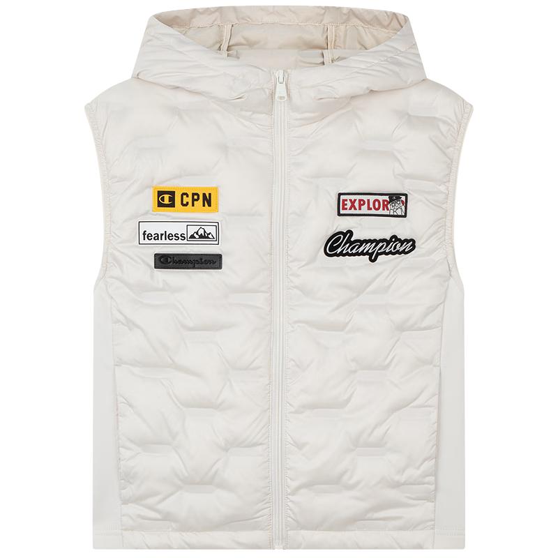 Champion Kids  Anti-Bacterial Water-Repellent Hooded Down Vest M