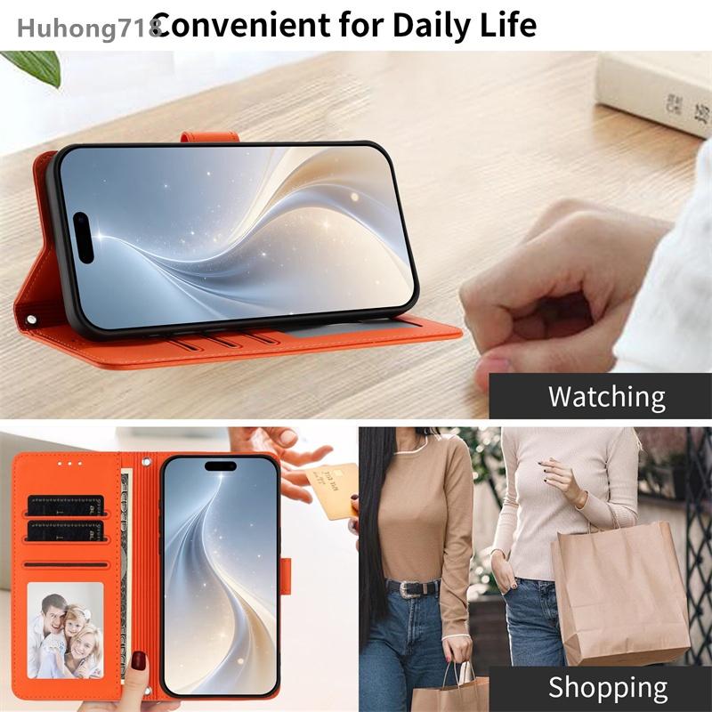 For Blackview Color Oscal Tiger 13 Shark Wave 6 7C 8 8C 9 9C 10 5G Case Flip Leather Wallet Shockproof Cover Card Wireless Charging Compatible