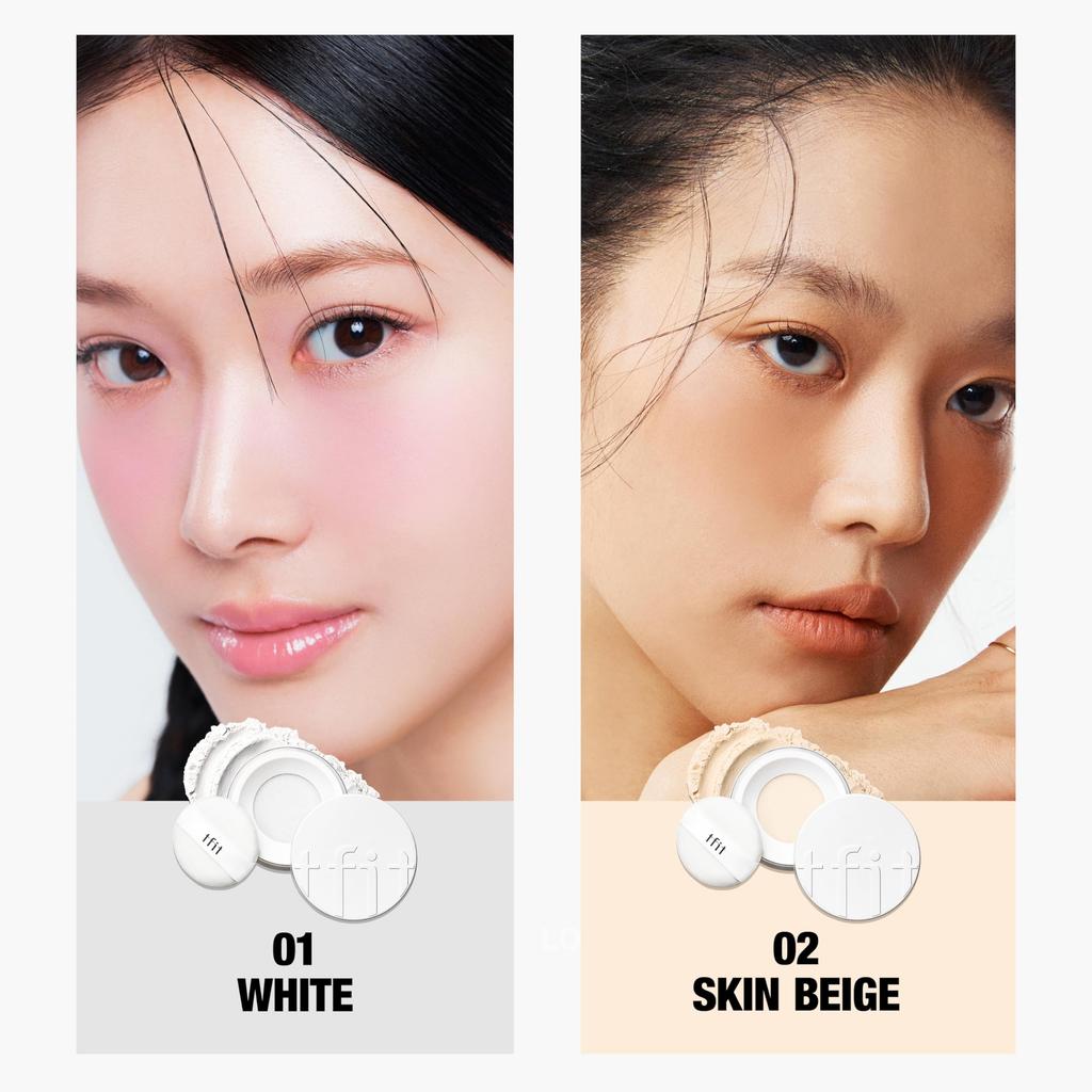 Translucent Set Finishing Powder 7g Available In 5 Shades Smooth For Oily Skin Prevents Shine Sebum Pore Coverage Affordable Korean 01 WHITE / / / /