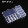 Plastic Storage Box Portable Durable Transparent Small Items Case Square Jewelry Beads Container Power Tools Holder