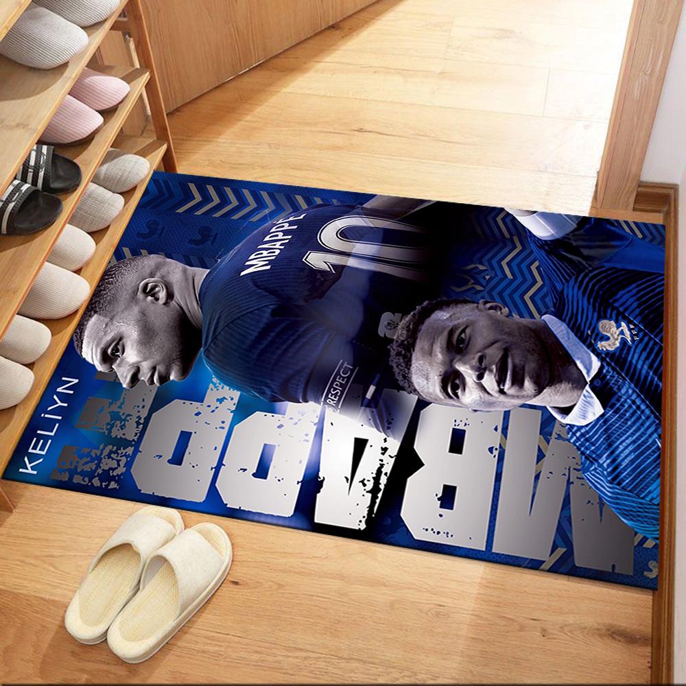 Mbappe 103 Area Rug Perfect for Living Rooms Game Room Entryway Study room Antislip Carpet Decorate Offices