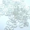 4mm Dual-Eye Plastic Buckle with Edge Button for DIY Felt Doll Accessory