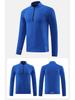 Men's Quick-Dry Half-Zip Stand-Collar Sweatshirt for Autumn/Winter Running and Training.