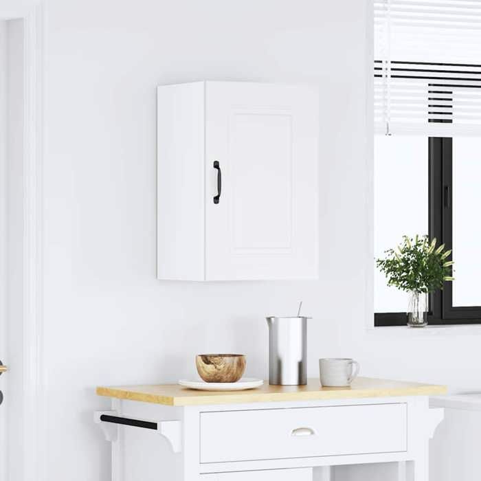VidaXL Kalmar White Engineered Wood Kitchen Wall Cabinet, Kitchen Wall Unit, Cabinet for Kitchen Wall, 853547