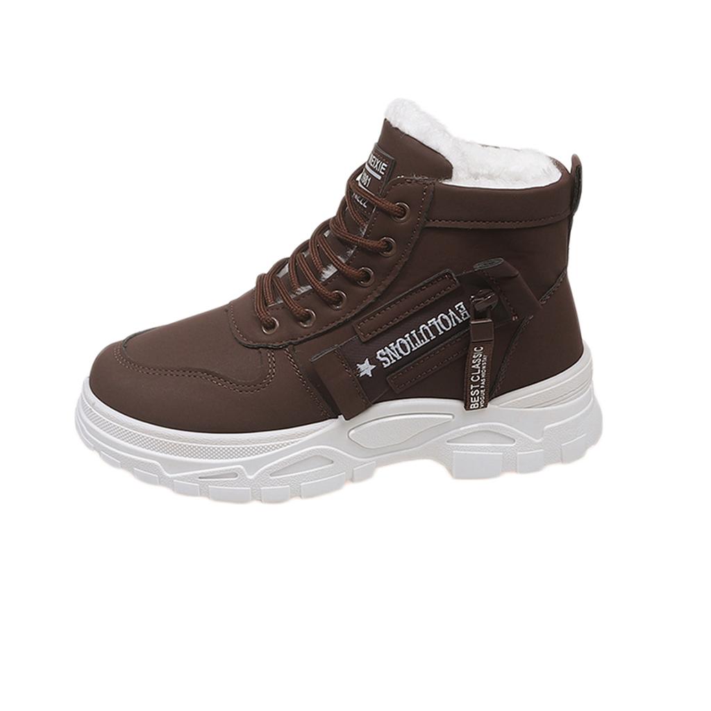 Fashion Retro Winter Snow Boots for Women Casual High-top Shoes Warm Women Sneakers Platform Ankle Boots Zapatillas De Mujer New Boots