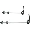 1 Pair Bicycle Quick Release Skewers Front Rear Skewer  Road Mountain Bike Accessory Black