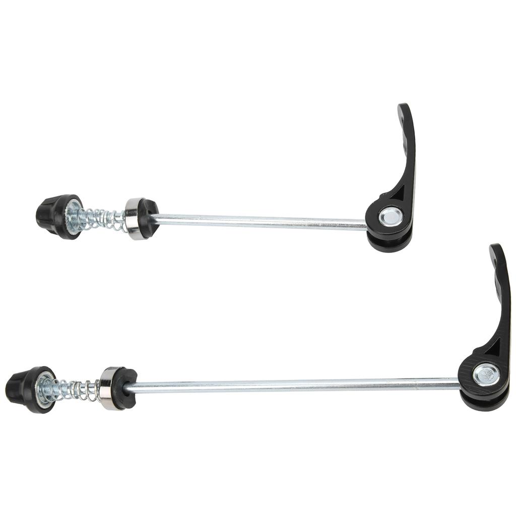 1 Pair Bicycle Quick Release Skewers Front Rear Skewer  Road Mountain Bike Accessory Black