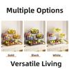 Metal Kitchen Storage Rack 3Tier Vegetable Seasoning Rack Luxury Fruit Basket Rack  Home