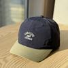 New American retro style soft-top baseball cap with contrasting colors and lettering, trendy for both men and women2026Large-cap size baseball cap