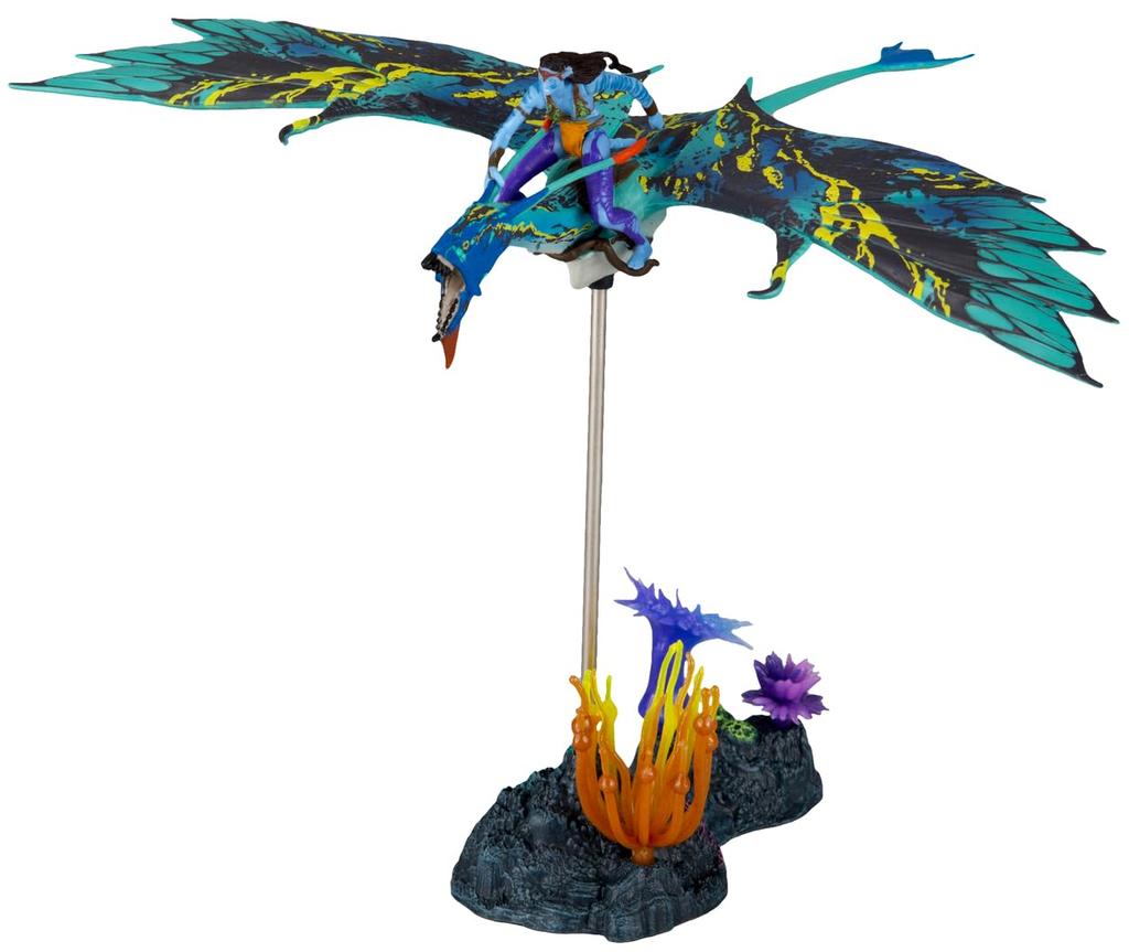 Calea Apei McFarlane Toys Pachet Figurină Neytiri cu Banshee Film 2 Continuare James Cameron SF Dioramă Avatar „Lumea Pandora” [Articol]