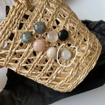 10pcs Fashionable Buttons 11.5/15mm Beautiful Marbling Metal Shank Buttons Blouse Sweater Decorative Buttons