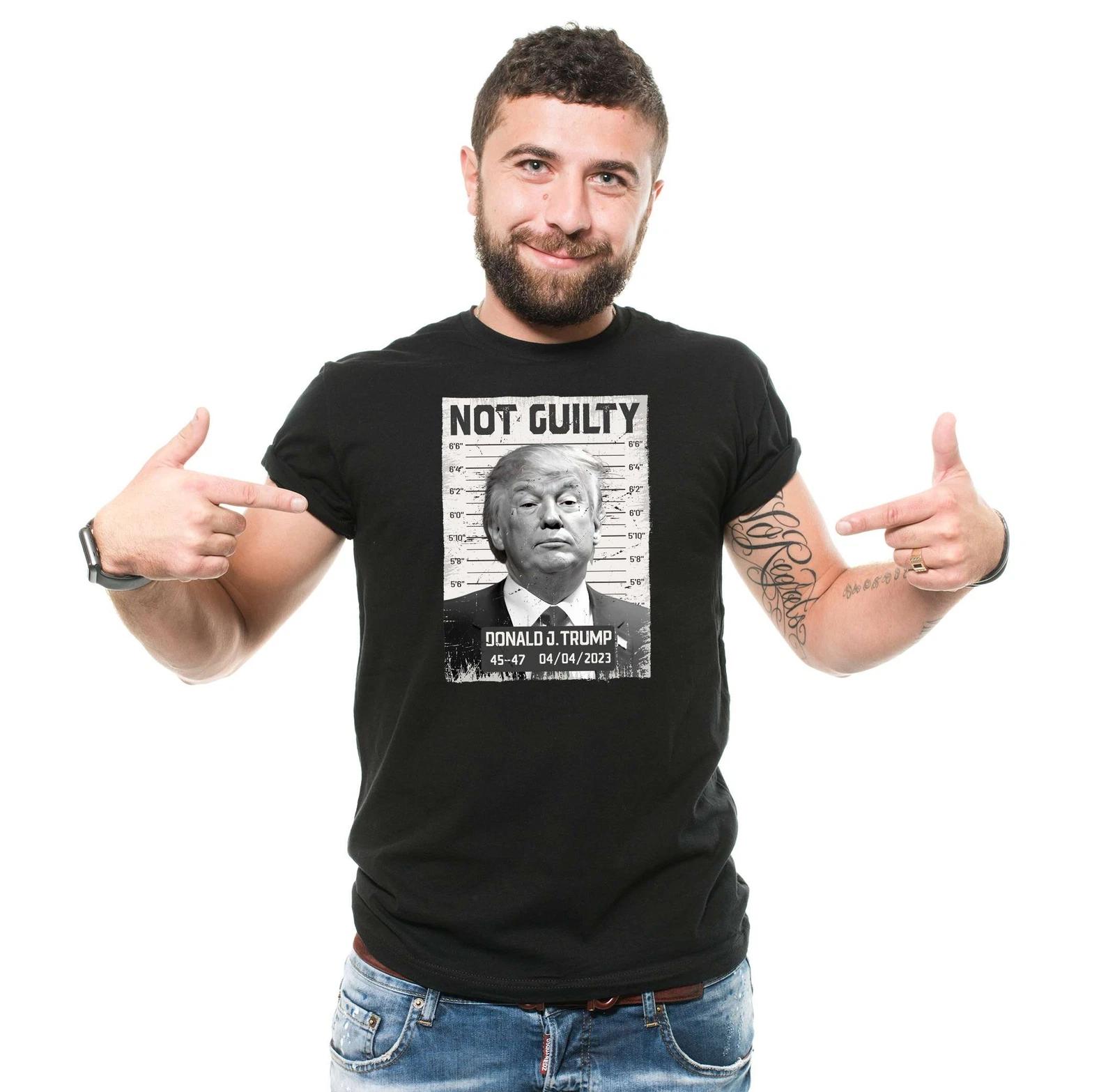 Donald Trump 2023 Shirt Trump Not Guilty Shirt Trump Support Tee Shirt M