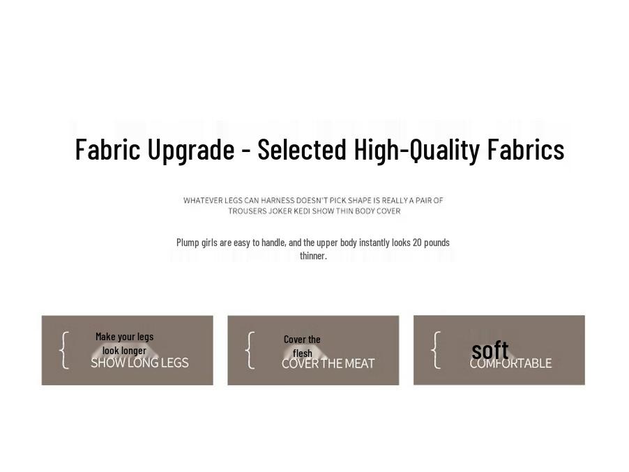 Pantaloni Petite a Vita Alta a Gamba Larga Snellenti per Donna - Dettaglio Fiocco, Stile Primavera & Autunno, Adatti per Altezza 145cm