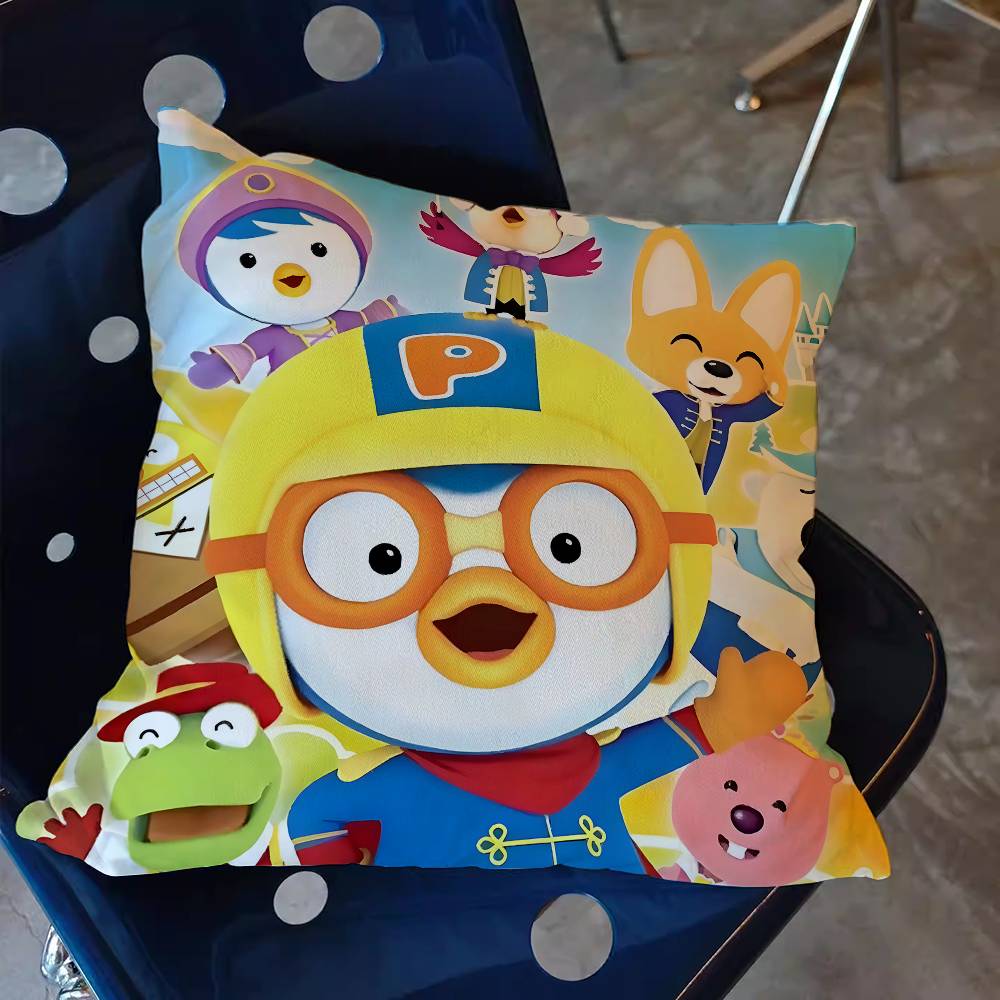 Anime Cute P-Pororos Maple Design Lucky Dragon pillow cover sofa cushion cover home room decoration children gift
