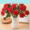 Artificial Silk Rose Bouquet For Wedding Party Decor Photography Backdrop
