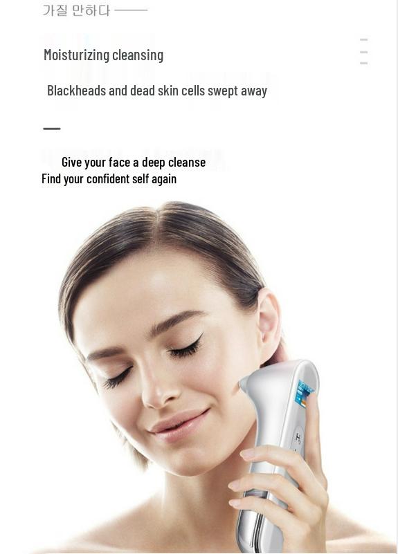 Cross-border Blackhead Remover: Exclusive Bubble Pore Cleaner & Suction Tool with Replacement Head.