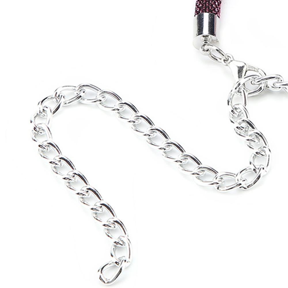 Adjustable 20-38cm Length Pet Necklace W/ Extension Chain Nylon Pets Collar for Pets