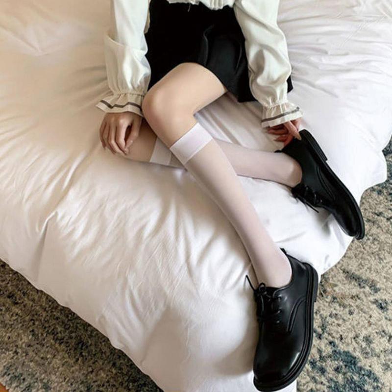 Breathable, Sexy Knee-High Durable Mid-Calf Socks Jk Style Thin Socks