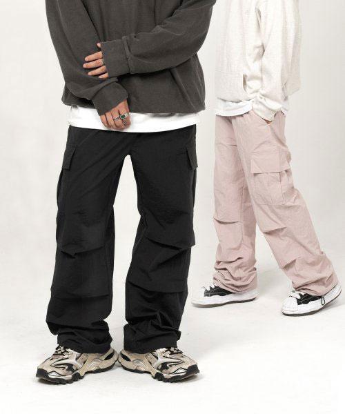AT THE MOMENT Parachute Cargo Pants (4 Colors)