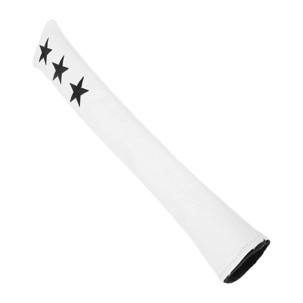 Star Embroidery Alignment Stick Case PU Leather Alignment Stick Protector Golf Practice