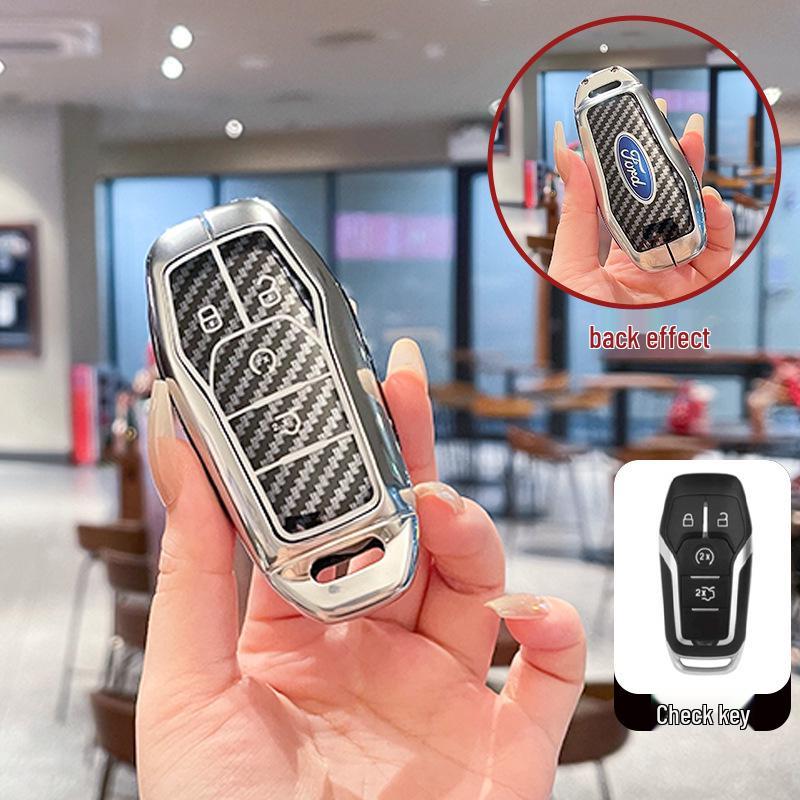 

Metal Key Case for 2015-2017 Ford Taurus, Explorer, Mustang