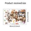 Cartoon Cute Kitten Wall Stickers Animals Murals Decals for Children's Bedroom Living Room Wallpaper