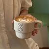 Cute Niche Cartoon Dog Coffee Cup Gentle Milk Coffee Fall And Winter Mug Ceramic Cup Couple Cup Gift Juice Cold Drinkware