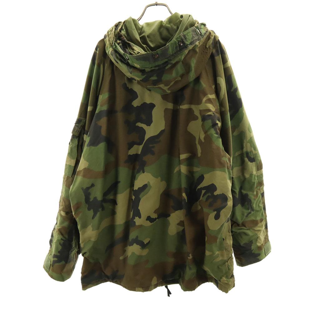US ARMY 90s Old ECWCS GEN1 GORE-TEX Camouflage Woodland Duck Mountain Parka Men's Used