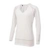 Biogear Solar Cut Super Cool Golf Long Cooling Summer Size XL Innerwear, V-Neck Shirt, Sleeve, Material, Stretch, Women's, White, (E2MJ2212)