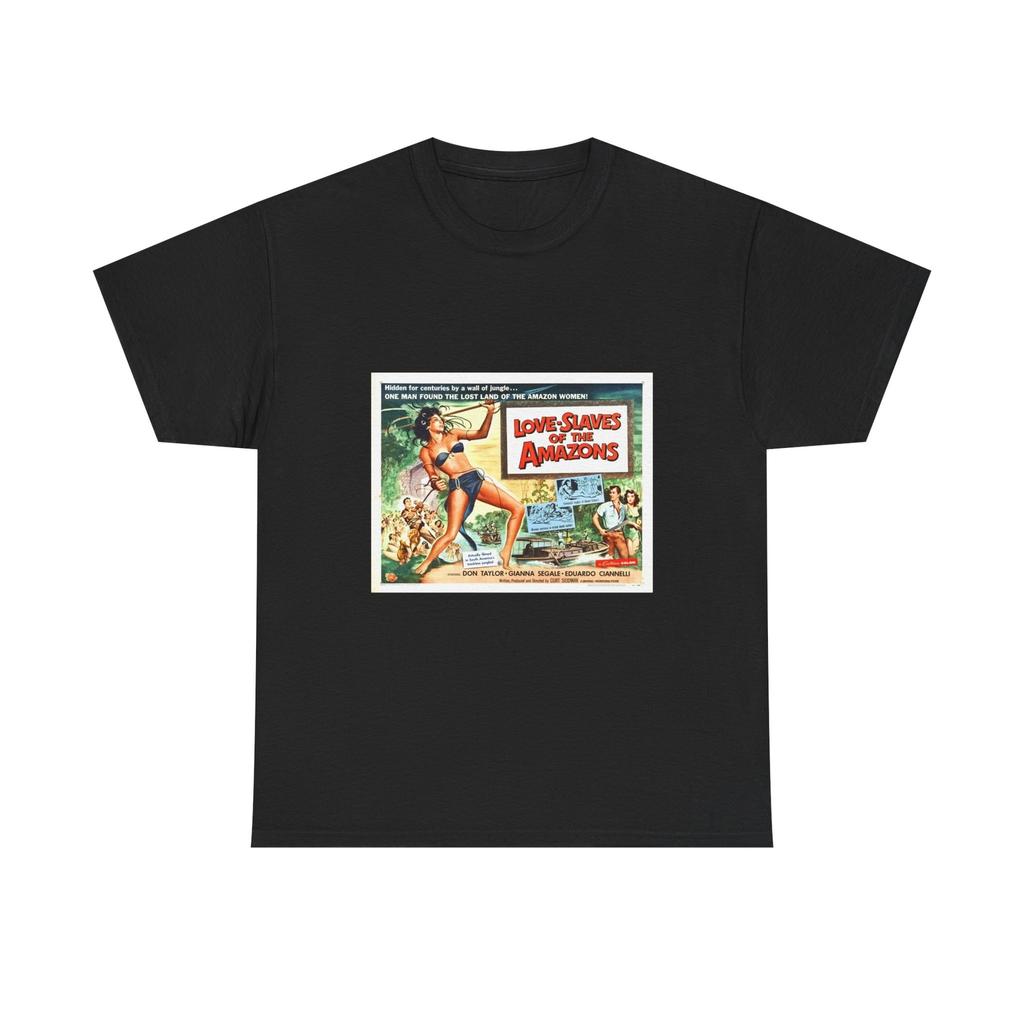 Love Slaves of the Amazons (1957) Vintage Sci-fi Movie Poster T-shirt