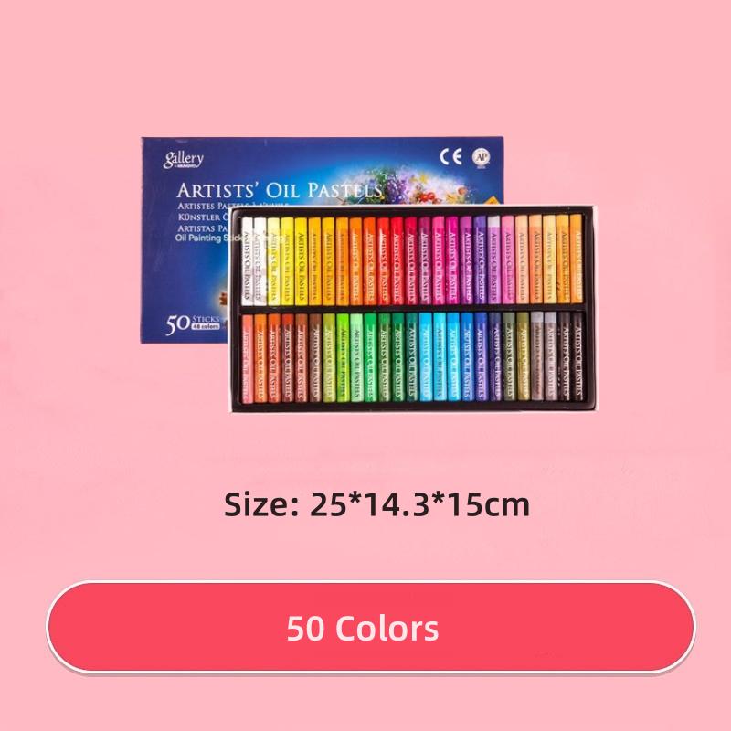 

Стирающиеся художественные масляные пастельные цвета, масляная живопись, мягкий мелок, детский художественный набор для рисования, школьные принадлежности, 12/25/50 цветов