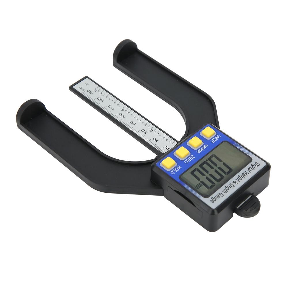 Electronic Height Depth Gauge Digital Display Woodworking Ruler Measure Tool 0‑80mm