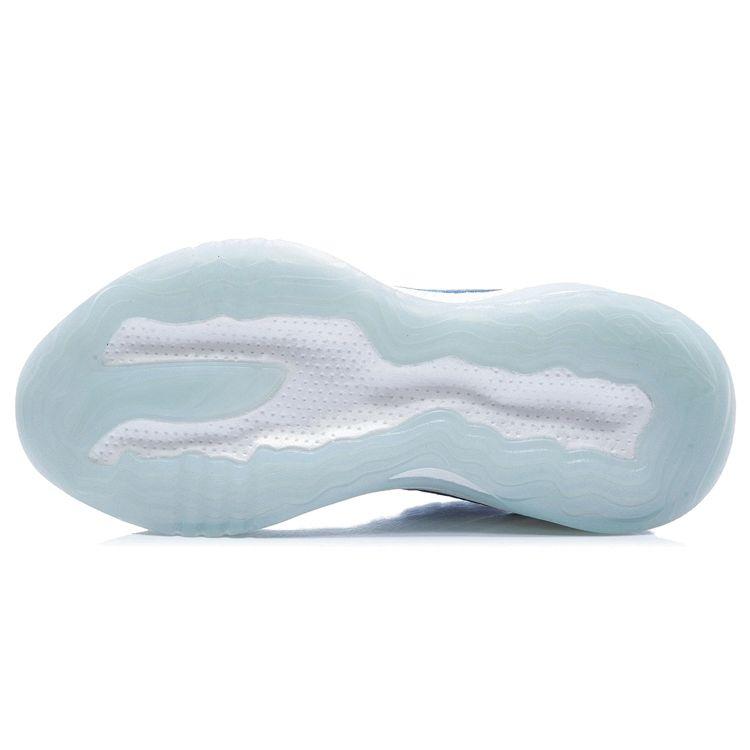 Li Ning Super 5 Trendy Shock Absorbing Low Top Running Shoes Women Sneakers Sky-Blue AGLR046-1