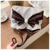 Neue Mode Polka Dot Schleife Spitze Große Kapazität Schultertasche für Damen Pendler Tote Handtasche